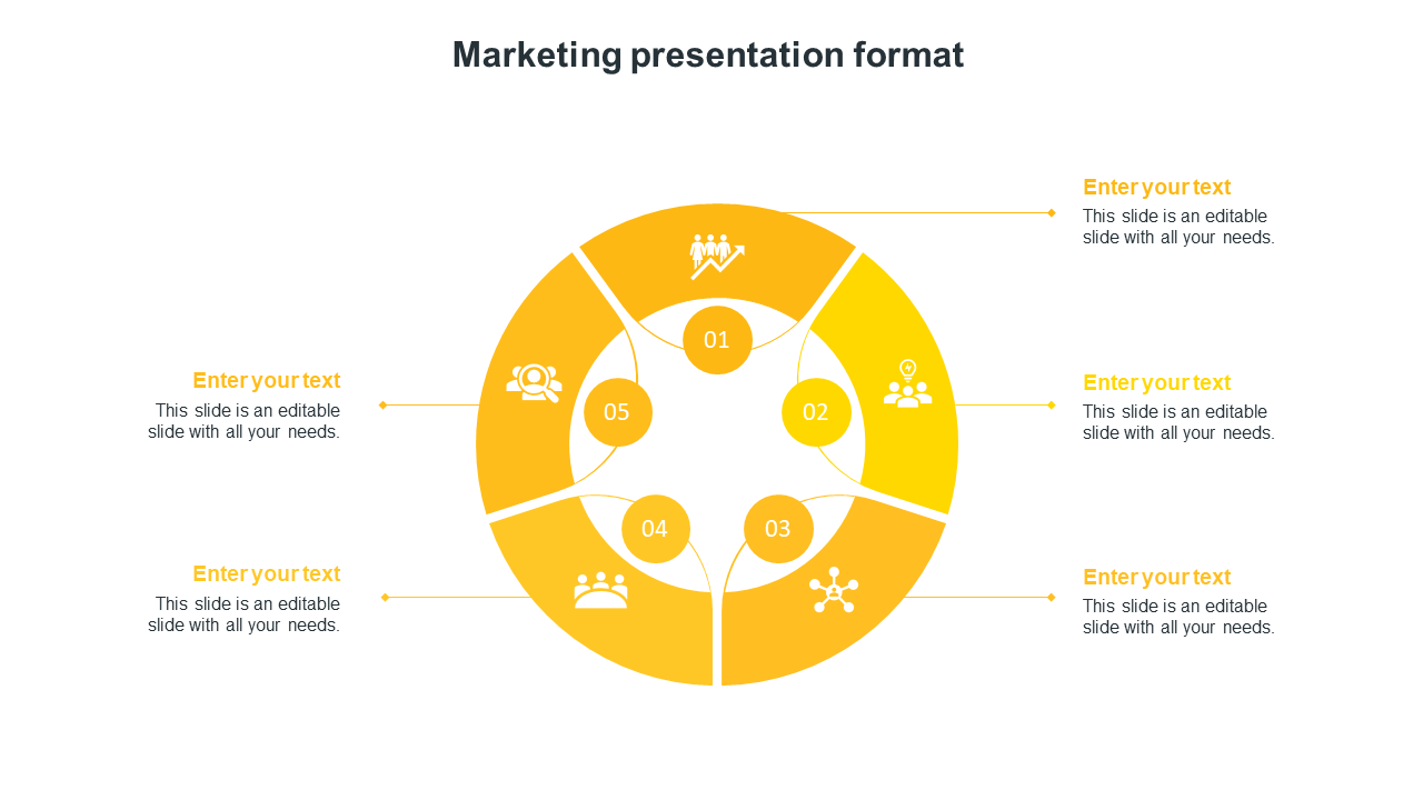Free - Amazing Marketing Presentation Format Slide Design
